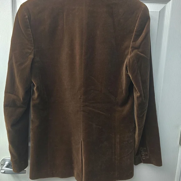 Theory Brown Velvet Women's Blazer. Size L. EUC! - Picture 5 of 7